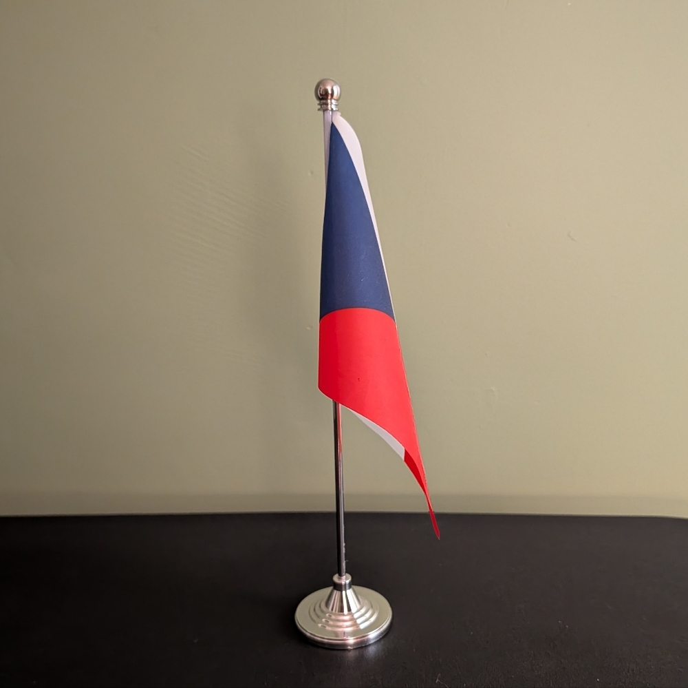 Czech Republic Mini Desk Flag